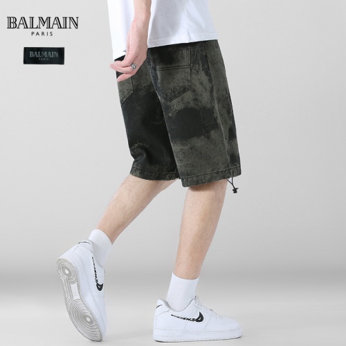 Replica Balmain Jeans For Men #870932 $40.00 USD for Wholesale