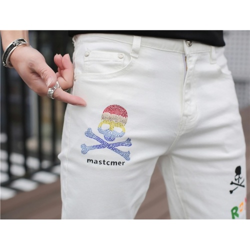 Replica Philipp Plein PP Jeans For Men #870984 $48.00 USD for Wholesale