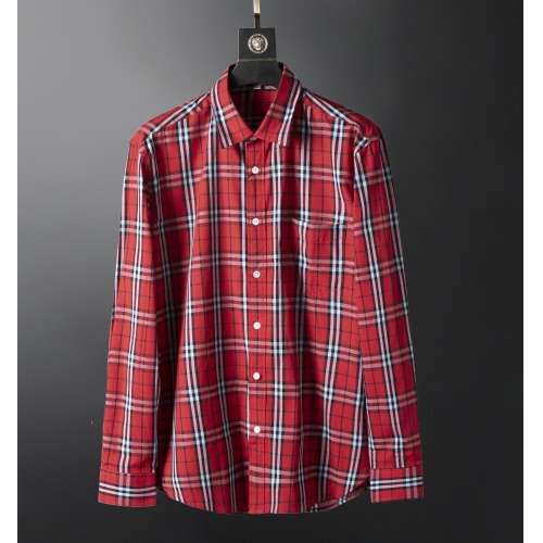 Burberry Shirts Long Sleeved For Men #871024 $32.00 USD, Wholesale Replica Burberry Shirts