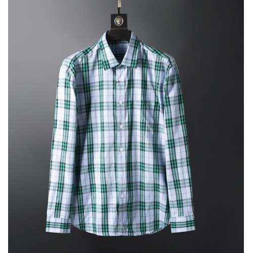 Burberry Shirts Long Sleeved For Men #871025 $32.00 USD, Wholesale Replica Burberry Shirts