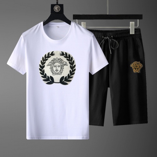 Versace Tracksuits Short Sleeved For Men #871075 $52.00 USD, Wholesale Replica Versace Tracksuits