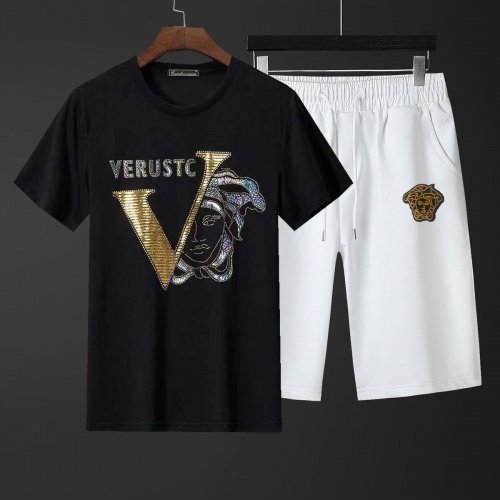 Versace Tracksuits Short Sleeved For Men #871084 $52.00 USD, Wholesale Replica Versace Tracksuits