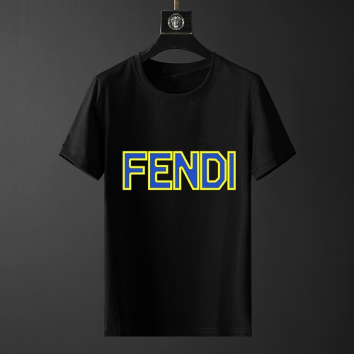 Replica Fendi Tracksuits Short Sleeved For Men #871113 $68.00 USD for Wholesale