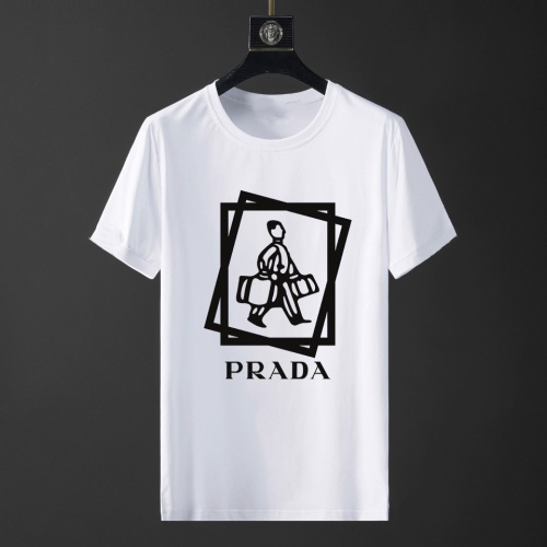 Replica Prada Tracksuits Short Sleeved For Men #871127 $68.00 USD for Wholesale