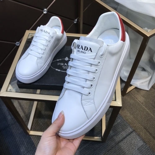 Replica Prada Casual Shoes For Men #871158 $80.00 USD for Wholesale