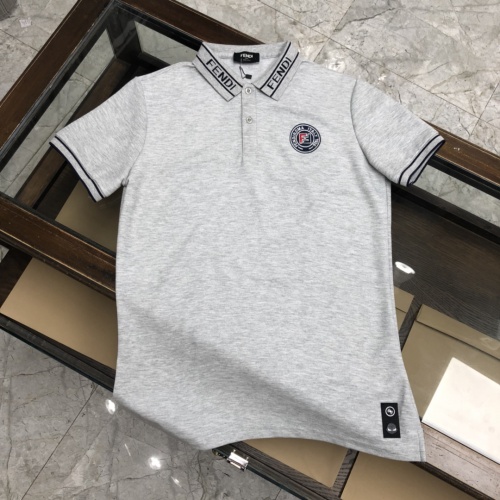 Fendi T-Shirts Short Sleeved For Men #871292 $40.00 USD, Wholesale Replica Fendi T-Shirts