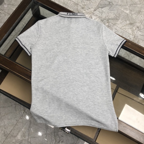 Replica Fendi T-Shirts Short Sleeved For Men #871292 $40.00 USD for Wholesale