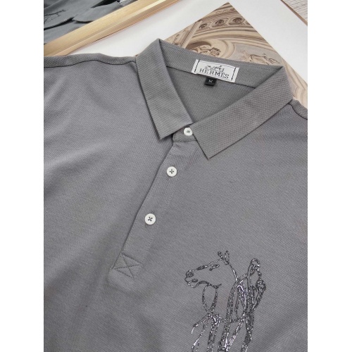 Replica Hermes T-Shirts Short Sleeved For Men #871307 $42.00 USD for Wholesale