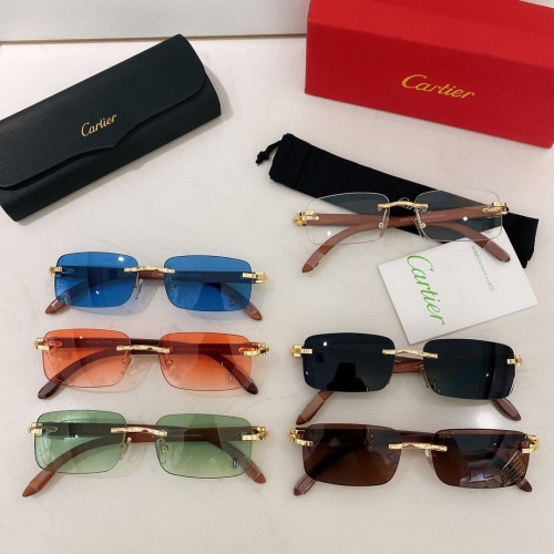 Replica Cartier AAA Quality Sunglasses #871328 $45.00 USD for Wholesale