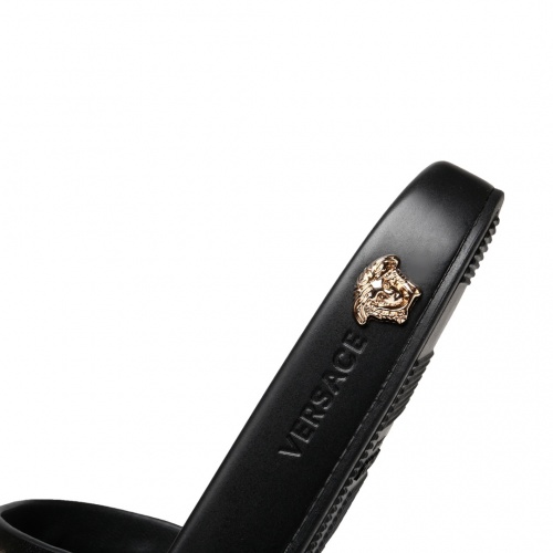 Replica Versace Slippers For Men #871377 $65.00 USD for Wholesale