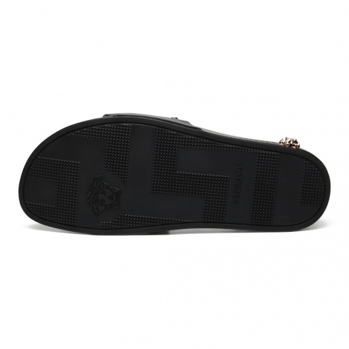 Replica Versace Slippers For Men #871377 $65.00 USD for Wholesale