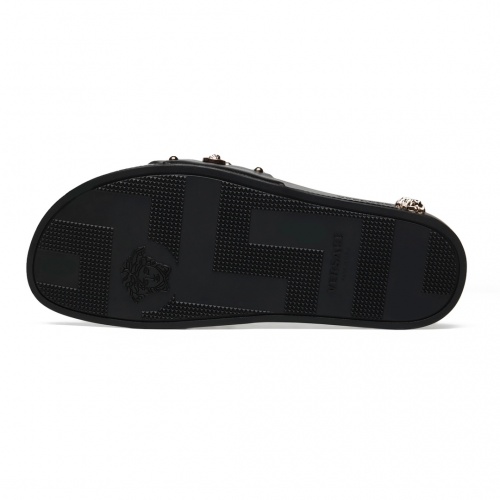 Replica Versace Slippers For Men #871379 $65.00 USD for Wholesale
