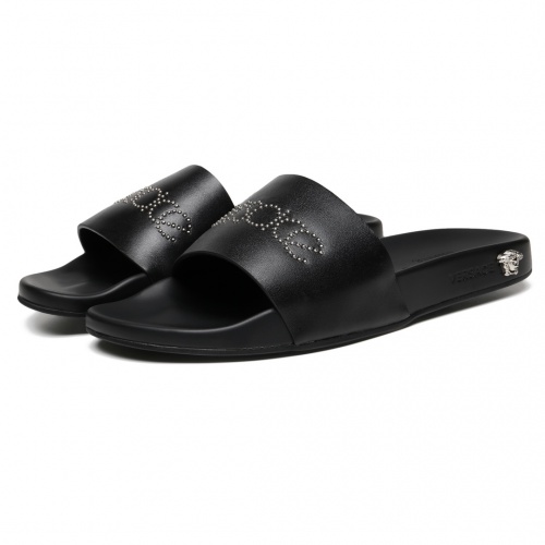 Versace Slippers For Men #871380 $65.00 USD, Wholesale Replica Versace Slippers