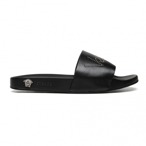 Replica Versace Slippers For Men #871380 $65.00 USD for Wholesale