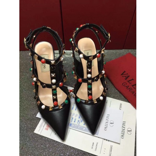 Valentino High-Heeled Shoes For Women #871413 $92.00 USD, Wholesale Replica Valentino High-Heeled Shoes