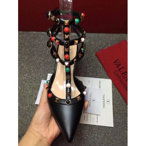Replica Valentino High-Heeled Shoes For Women #871416 $92.00 USD for Wholesale