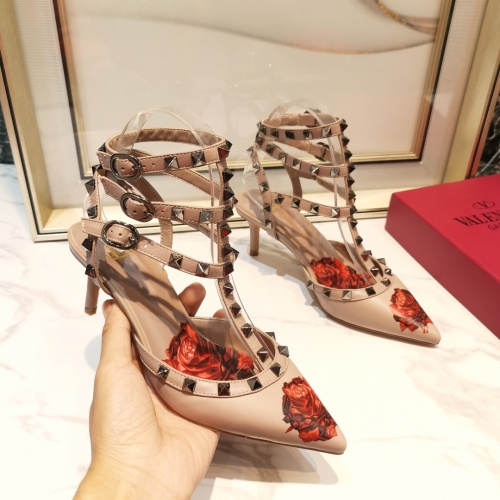 Replica Valentino High-Heeled Shoes For Women #871417 $92.00 USD for Wholesale