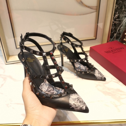 Replica Valentino High-Heeled Shoes For Women #871420 $92.00 USD for Wholesale