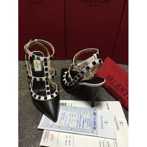 Replica Valentino High-Heeled Shoes For Women #871443 $85.00 USD for Wholesale