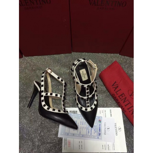 Replica Valentino High-Heeled Shoes For Women #871443 $85.00 USD for Wholesale