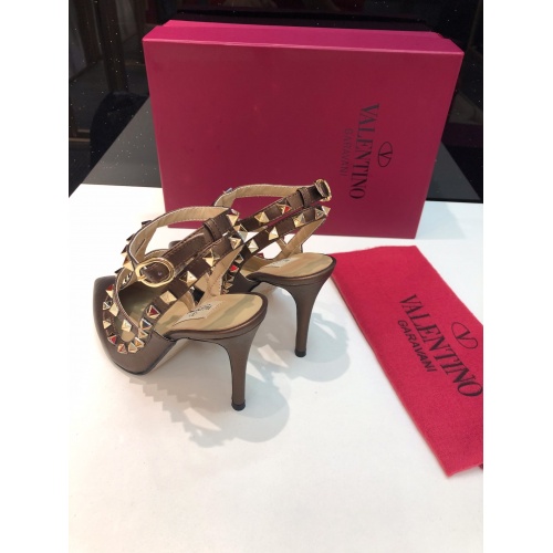 Replica Valentino High-Heeled Shoes For Women #871445 $85.00 USD for Wholesale