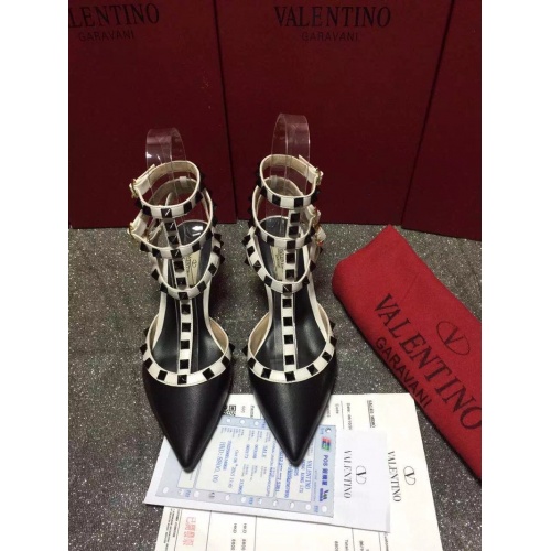 Valentino High-Heeled Shoes For Women #871460 $85.00 USD, Wholesale Replica Valentino High-Heeled Shoes