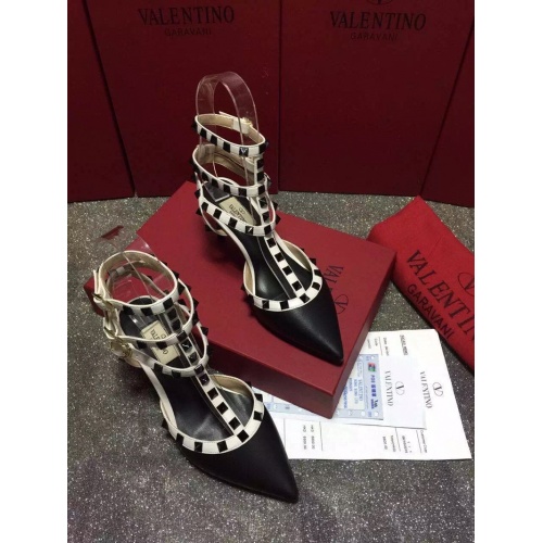 Replica Valentino High-Heeled Shoes For Women #871460 $85.00 USD for Wholesale