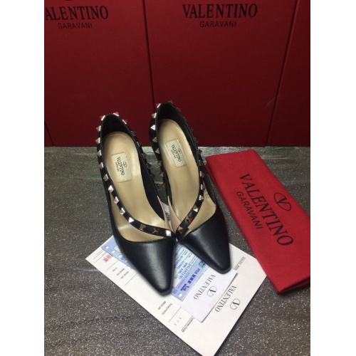 Valentino High-Heeled Shoes For Women #871476 $85.00 USD, Wholesale Replica Valentino High-Heeled Shoes