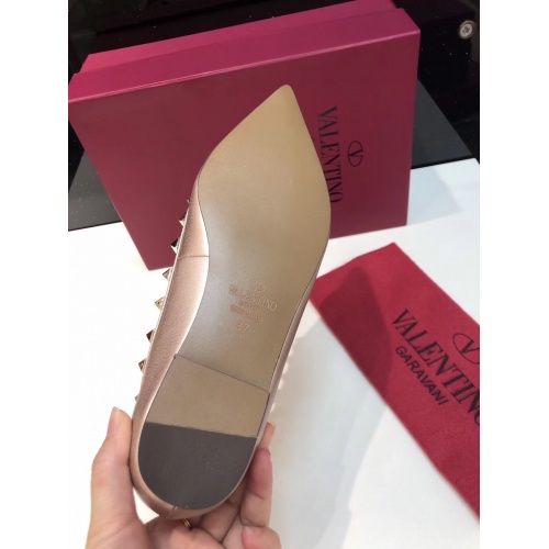 Replica Valentino Flat Shoes For Women #871513 $85.00 USD for Wholesale