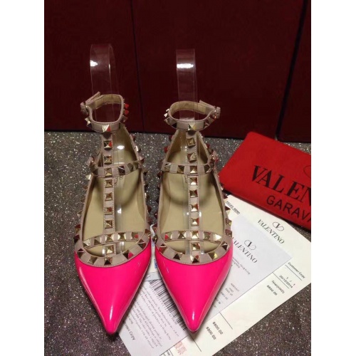 Valentino Flat Shoes For Women #871524 $85.00 USD, Wholesale Replica Valentino Flat Shoes