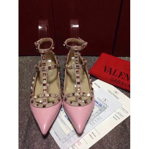 Valentino Flat Shoes For Women #871525 $85.00 USD, Wholesale Replica Valentino Flat Shoes