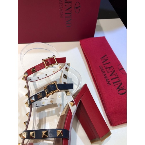 Replica Valentino Sandal For Women #871533 $81.00 USD for Wholesale