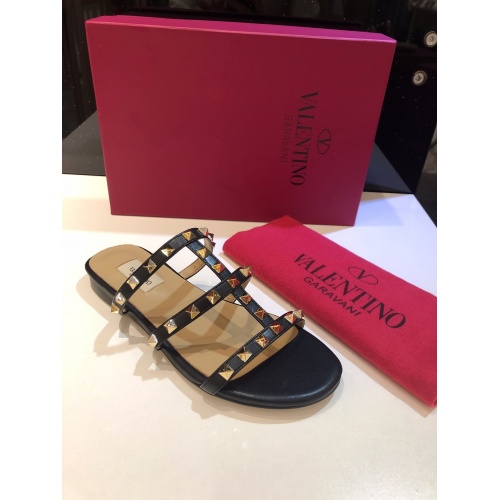 Replica Valentino Slippers For Women #871549 $72.00 USD for Wholesale
