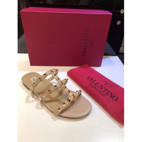 Replica Valentino Slippers For Women #871550 $72.00 USD for Wholesale