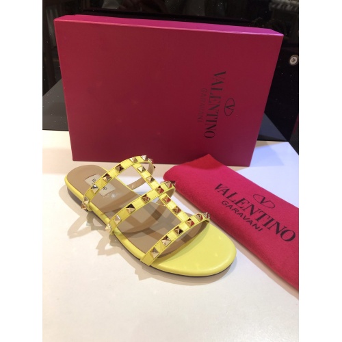 Valentino Slippers For Women #871552 $72.00 USD, Wholesale Replica Valentino Slippers