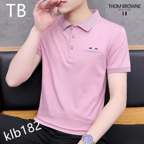 Thom Browne TB T-Shirts Short Sleeved For Men #871582 $29.00 USD, Wholesale Replica Thom Browne TB T-Shirts