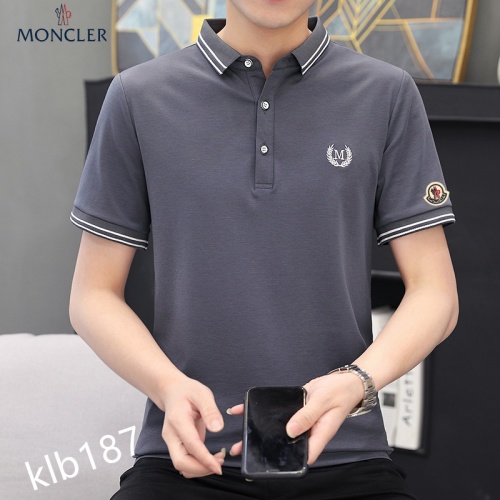 Replica Moncler T-Shirts Short Sleeved For Men #871585 $29.00 USD for Wholesale