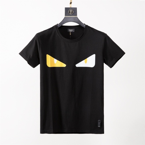 Fendi T-Shirts Short Sleeved For Men #871890 $25.00 USD, Wholesale Replica Fendi T-Shirts