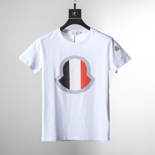 Moncler T-Shirts Short Sleeved For Men #871901 $25.00 USD, Wholesale Replica Moncler T-Shirts