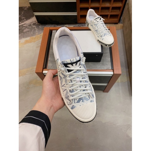 Replica Armani Casual Shoes For Men #872160 $76.00 USD for Wholesale