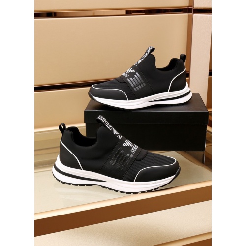 Armani Casual Shoes For Men #872176 $85.00 USD, Wholesale Replica Armani Casual Shoes