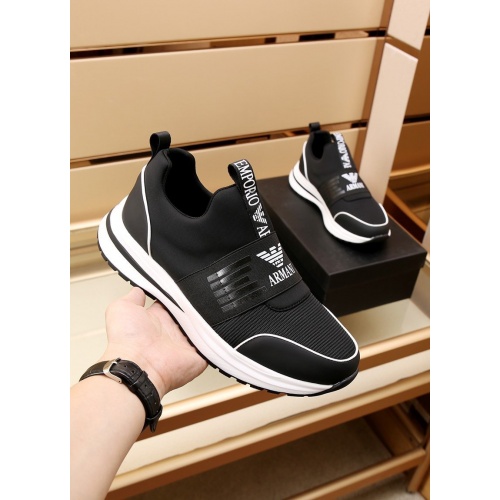 Replica Armani Casual Shoes For Men #872176 $85.00 USD for Wholesale