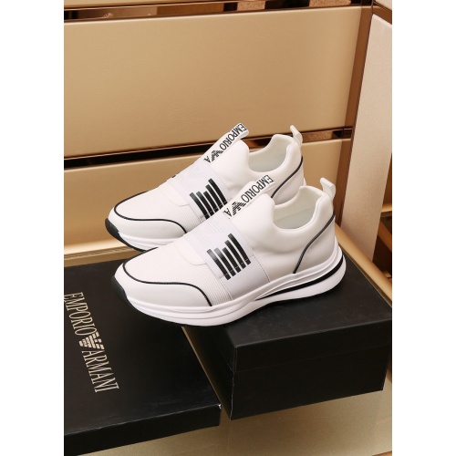 Replica Armani Casual Shoes For Men #872177 $85.00 USD for Wholesale
