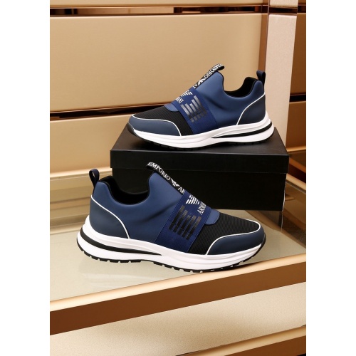 Armani Casual Shoes For Men #872178 $85.00 USD, Wholesale Replica Armani Casual Shoes