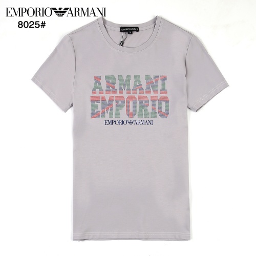 Armani T-Shirts Short Sleeved For Men #872205 $32.00 USD, Wholesale Replica Armani T-Shirts