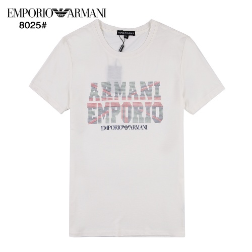 Armani T-Shirts Short Sleeved For Men #872206 $32.00 USD, Wholesale Replica Armani T-Shirts
