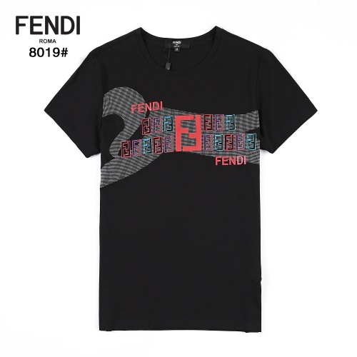 Fendi T-Shirts Short Sleeved For Men #872236 $32.00 USD, Wholesale Replica Fendi T-Shirts