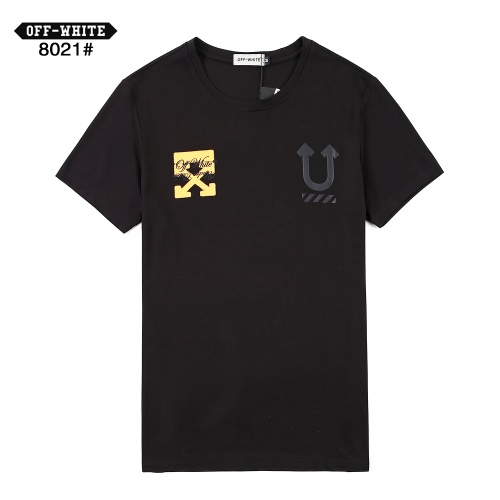 Off-White T-Shirts Short Sleeved For Men #872258 $32.00 USD, Wholesale Replica Off-White T-Shirts
