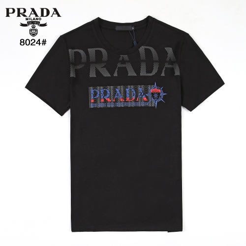 Prada T-Shirts Short Sleeved For Men #872267 $32.00 USD, Wholesale Replica Prada T-Shirts