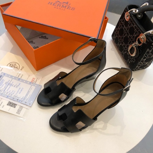 Replica Hermes Sandal For Women #872373 $80.00 USD for Wholesale